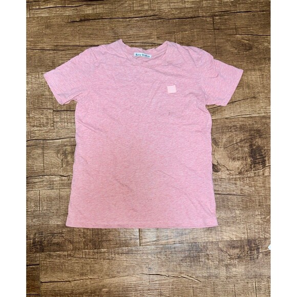 Acne studios muted marled red classic tee - Picture 3 of 8